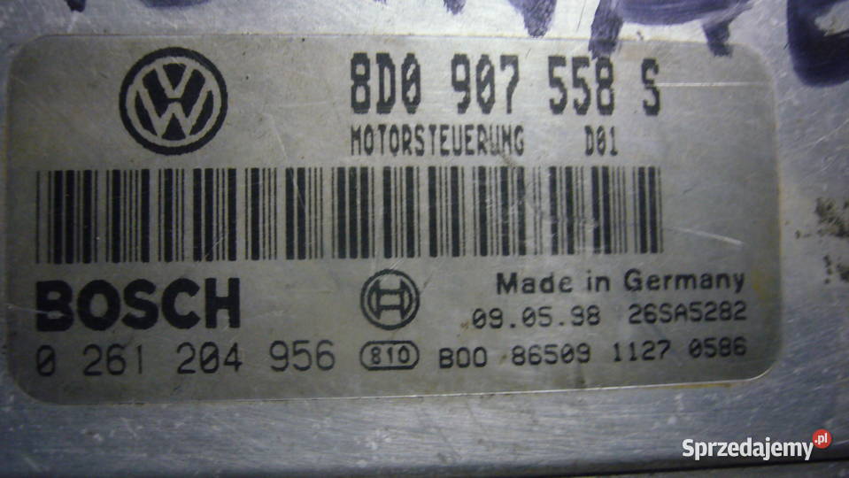 Sprzedam komputer sterujący VW 8D0 907 558 S Sarnaki