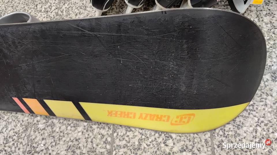 Deska snowboardowa Crazy Creek 163 wiązania Snowboard Dębica