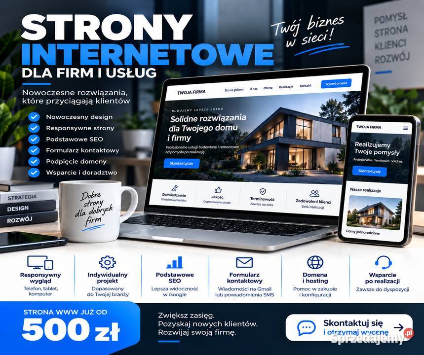 Strona internetowa Projektowanie stron WWW Warszawa