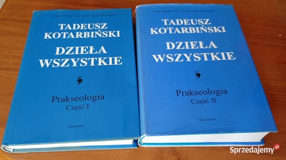 Prakseologia Cz 12 Tadeusz Kotarbiński Dzieła Gdańsk