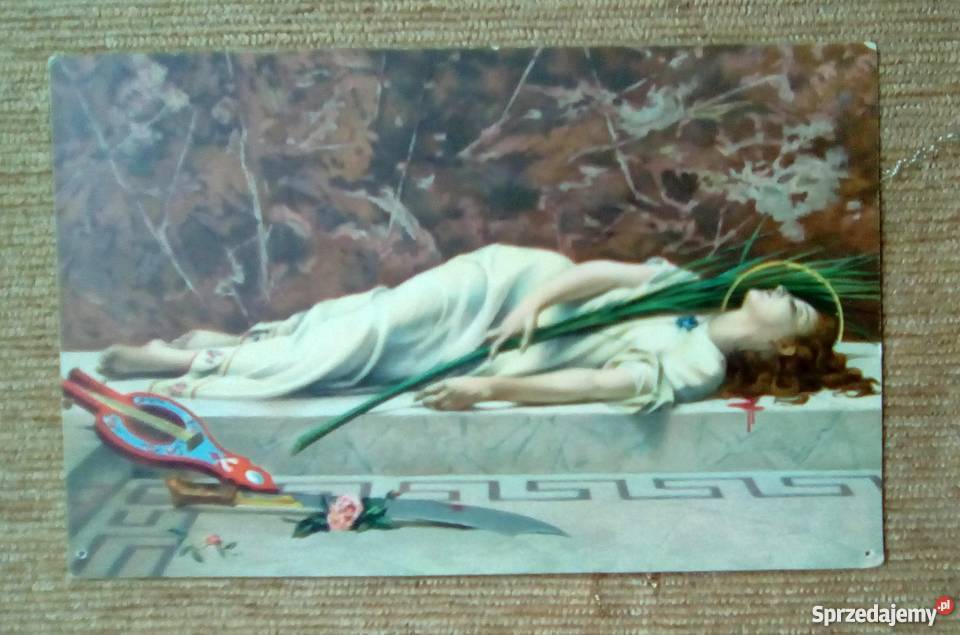 ŚMIERĆ ŚWIĘTEJ CECYLII PATRONKI MUZYKÓW Piszczac