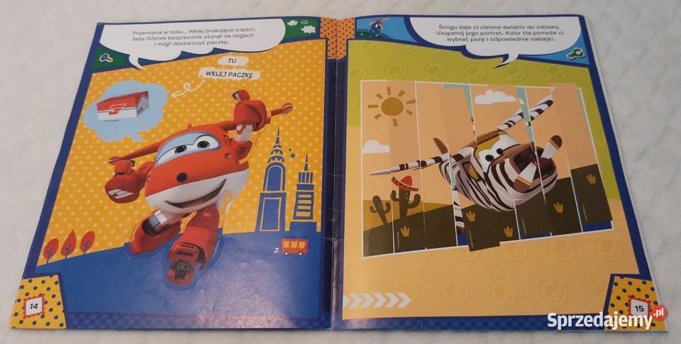 Super Wings Transformacje Ameet 2017 Książeczki Czeladź
