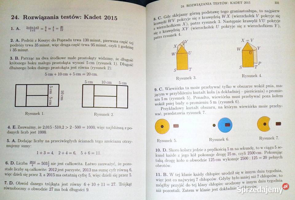 Kangur matematyczny 19922015 Kadet Chełm