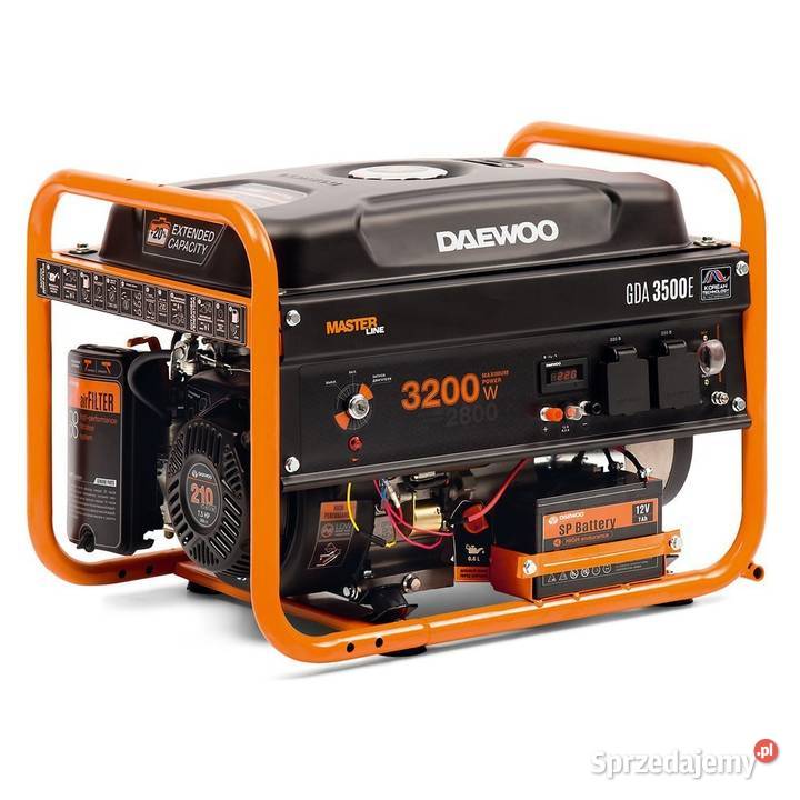 DAEWOO GDA 3500E AGREGAT GENERATOR PRĄDOTWÓRCZY wielkopolskie Opalenica sprzedam