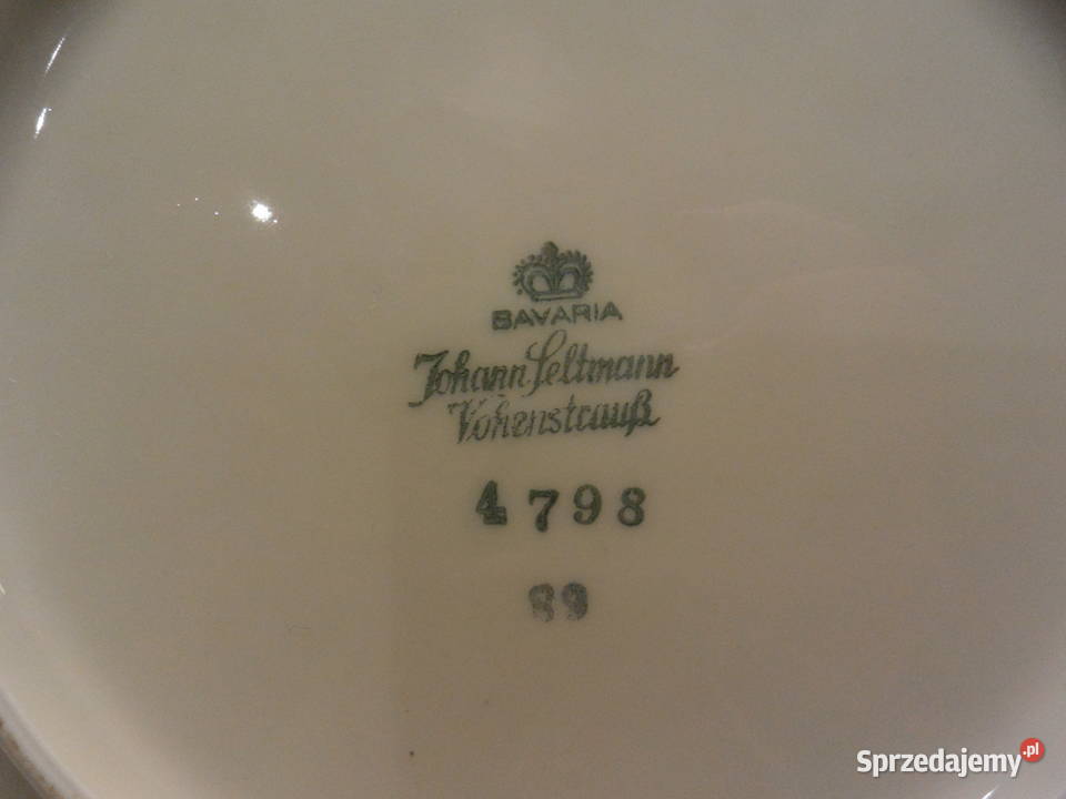 Porcelanowa pateratalerz JOHANN SELTMANN Raszków