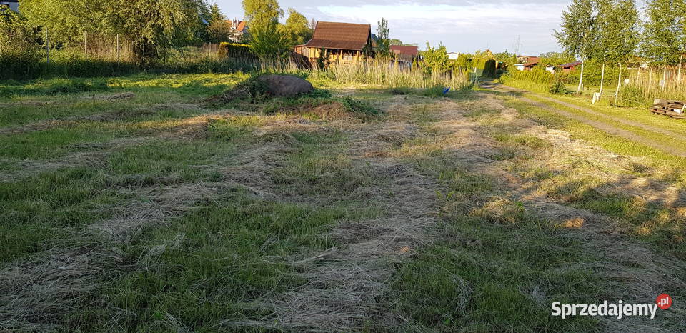 Działka ROD Gdańsk Stogi uzbrojona przygotowana pomorskie