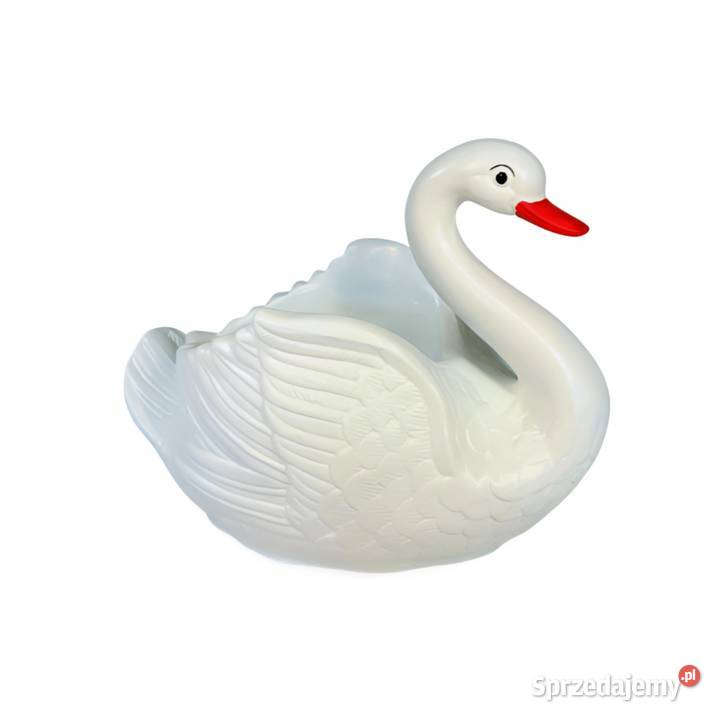 Figura Dekoracja Łabędź Donica