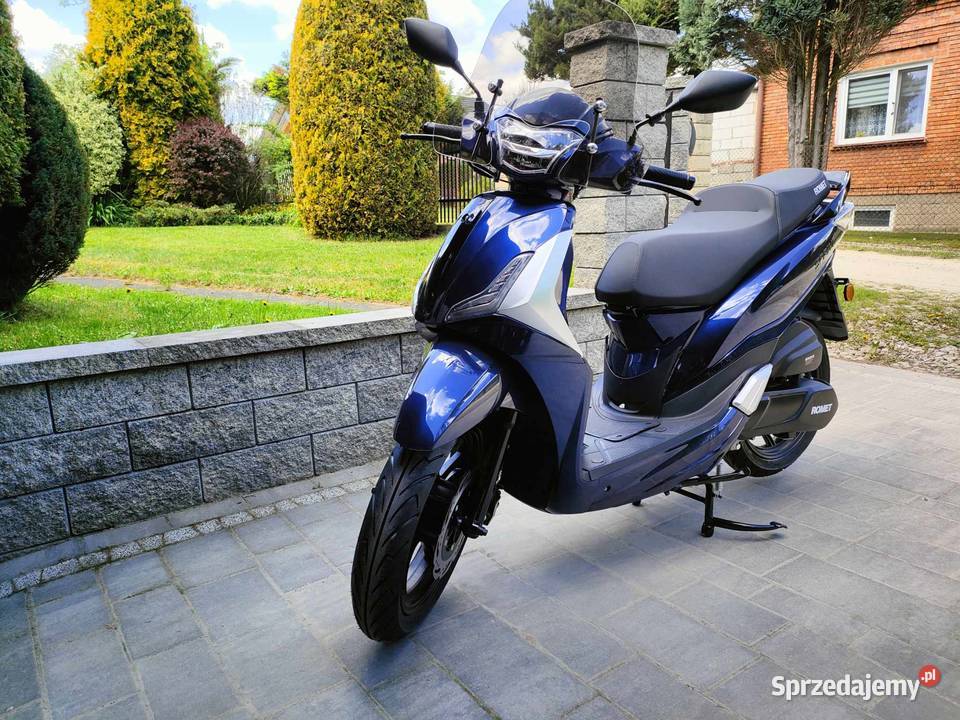 SKUTER 125 NOWY DUŻE KOŁA 16 2024 R z szybą 125cm3 Pilzno