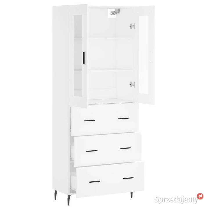 Witrynka biała 695x34x180 materiał Warszawa