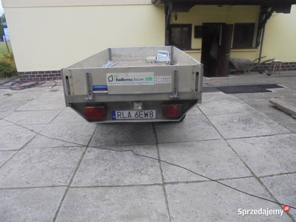 przyczepa samochodowa burtowa dmc 2700 wywrotka wywrotki Sonina