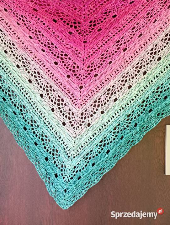 Chusta szydełkowa Drzewica