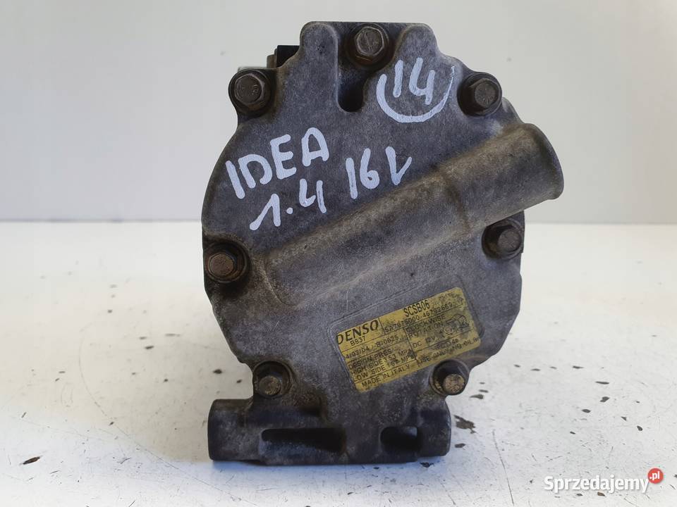 SPRĘŻARKA KLIMATYZACJI Fiat Idea 14 16V pompa lubelskie Chełm