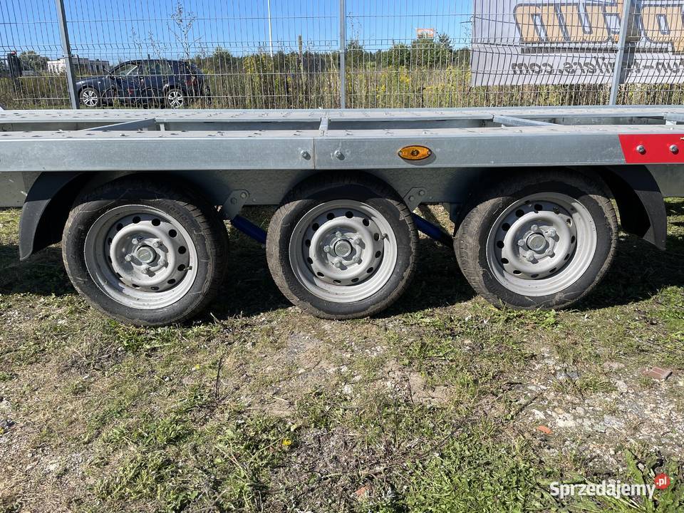 Laweta Temared Car na 2 auta 8m 3500DMC 3 osie Piła sprzedam