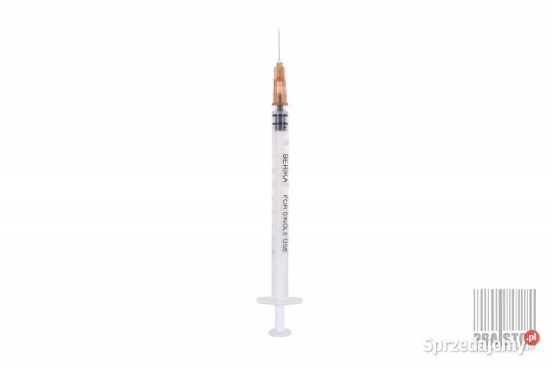 Strzykawka insulinowa z igłą BERIKA 1 ml (100szt)
