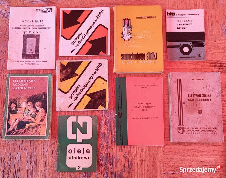 Stare książki instrukcje poradniki Poradniki, albumy i reportaże