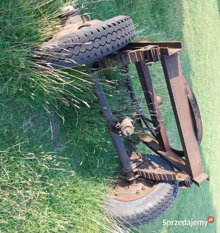 Osie do przyczepy rolniczej z hamulcem kolami i Wierzchy