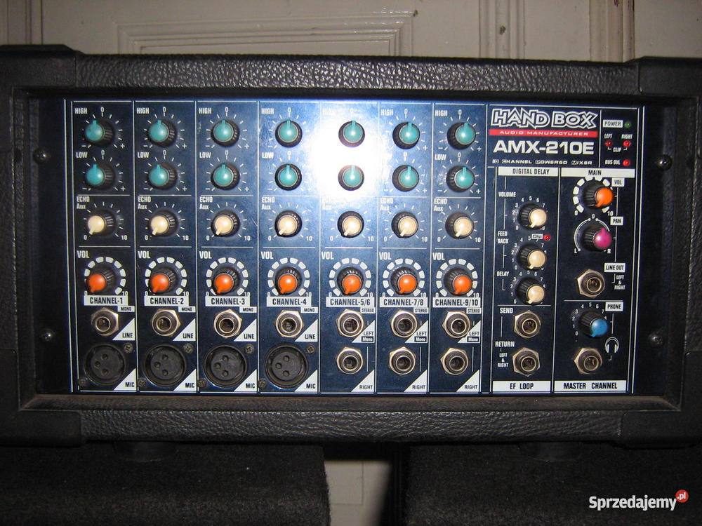 Nagłośnienie estradowe HANDBOX Sprzęt estradowy, studyjny i DJ-ski śląskie Mysłowice