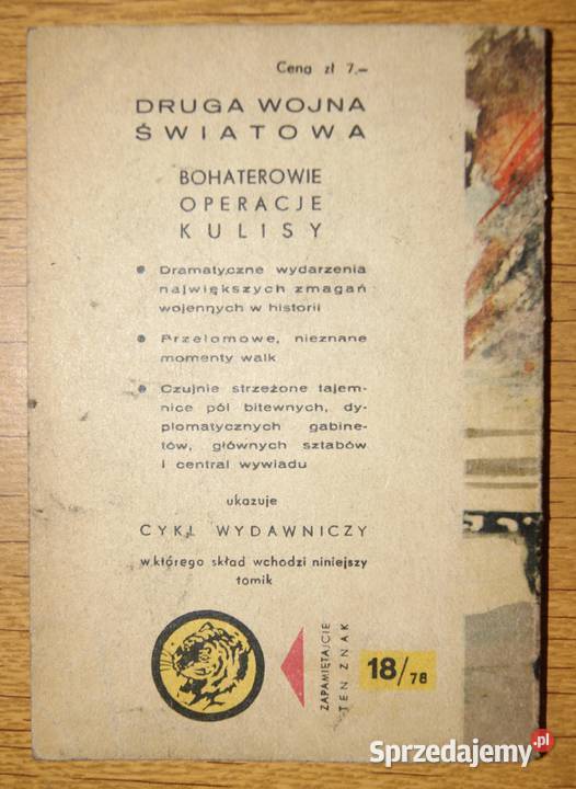 Żółty Tygrys Pancerniacy z drugiej 1878 Parczew