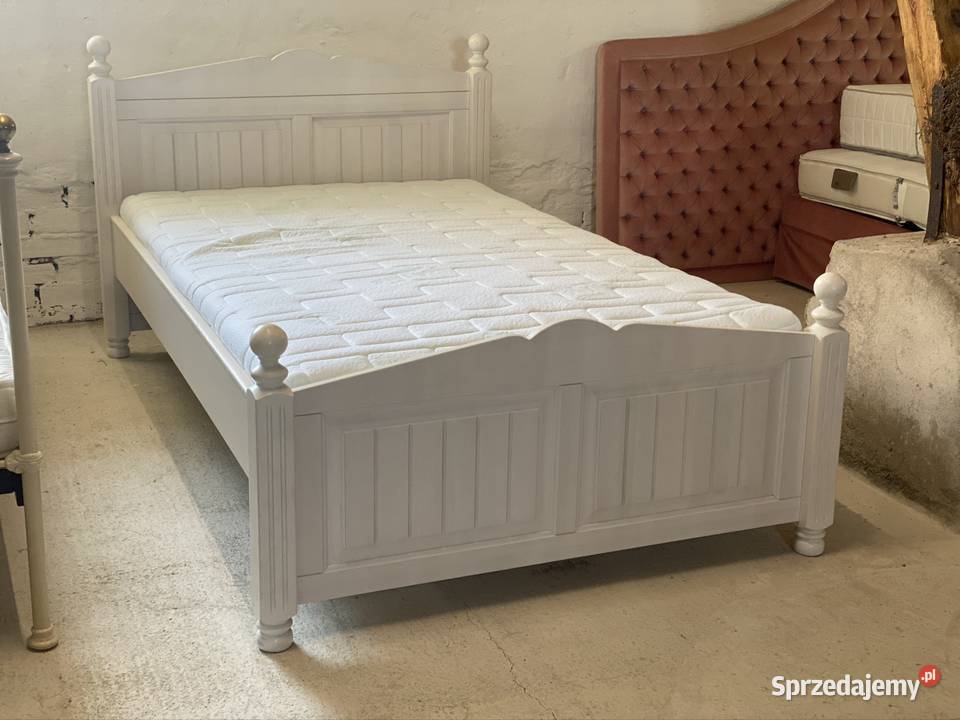 Łóżko drewniane 120x200 z regulowanym stelażem i 133cm zachodniopomorskie Budno