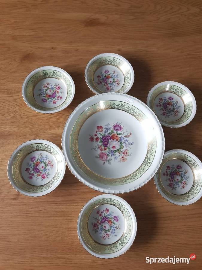 Miseczki komplet z porcelany Limoges Wyposażenie wnętrz Wola Podłężna