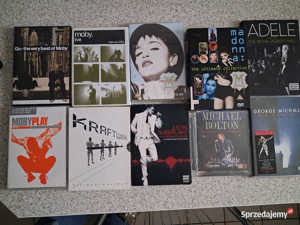 Zestaw 10 płyt DVD koncerty live Płyty i kasety Kultura i Rozrywka Warszawa