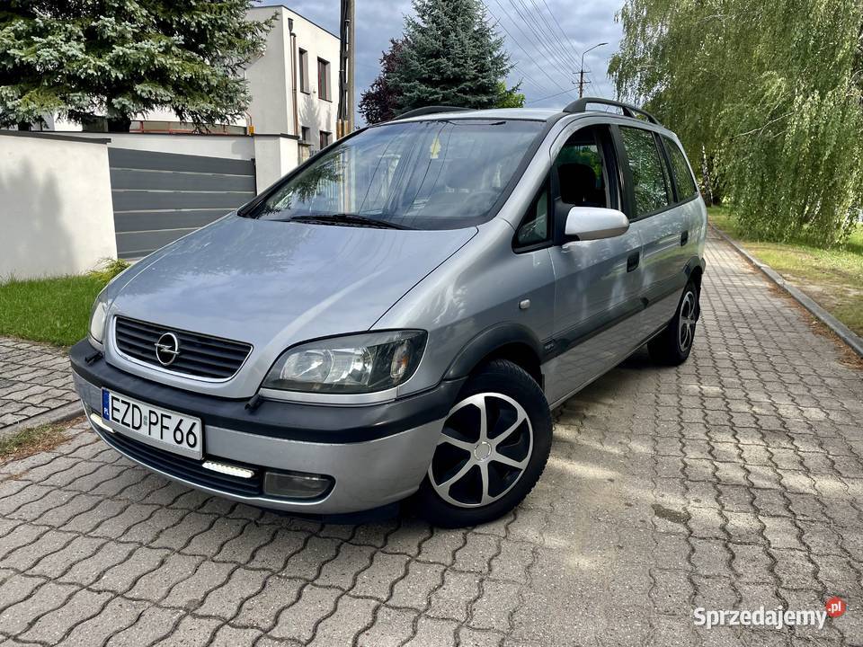 ŚlicznyZadbanyOpelZafira2000r18Gaz7OsobowyMożZami Zduńska Wola sprzedam