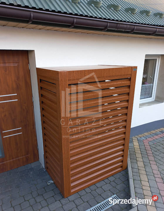 Osłona pompy ciepła 100x60x190 ciemny orzech Drawsko Pomorskie