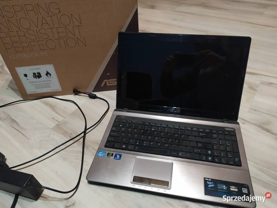 ASUS X53SCSX726V i32330M 4GB RAM 500GB Dysk Win7 Więcków