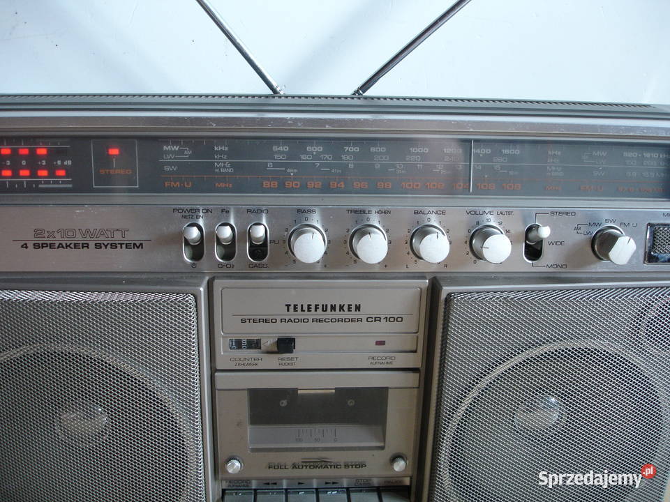 Radiomagnetofon TELEFUNKEN CR100 Zielona Góra