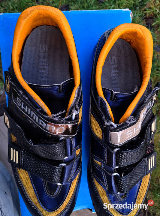Buty rowerowe SPD szosowe Shimano 44 z blokami Zawiercie sprzedam