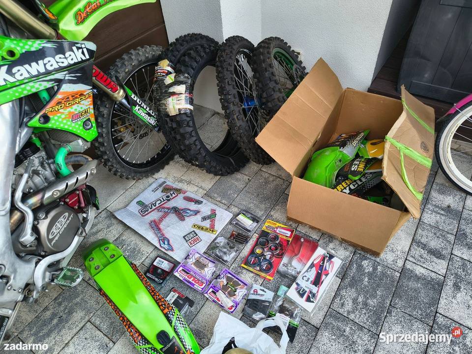 Kawasaki kxf250 dużo części Brzostek sprzedam