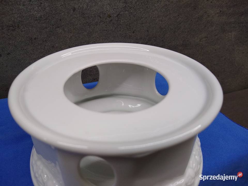 Podgrzewacz Rosenthal Biała Maria Classic Rose Porcelana i szkło Kalisz