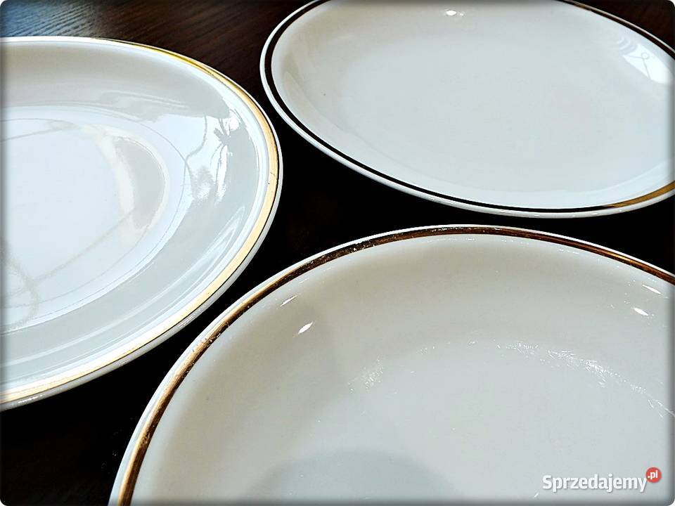 Talerz Talerzyk deserowy 19 Fabryka Porcelany Talerze i talerzyki Żary