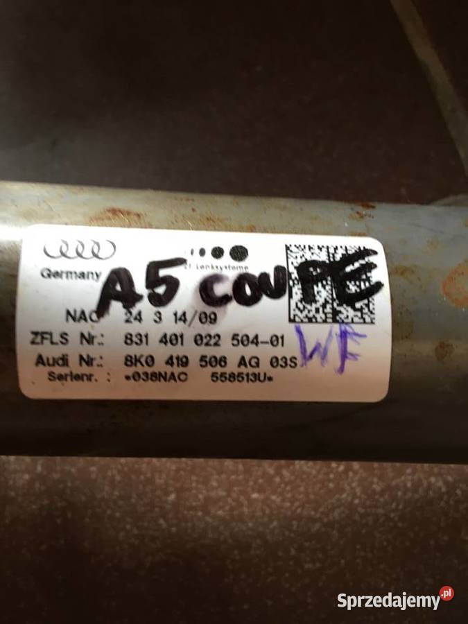 KOLUMNA KIEROWNICZA Audi A4 S4 A5 S5 8K0419506AG Szczecin