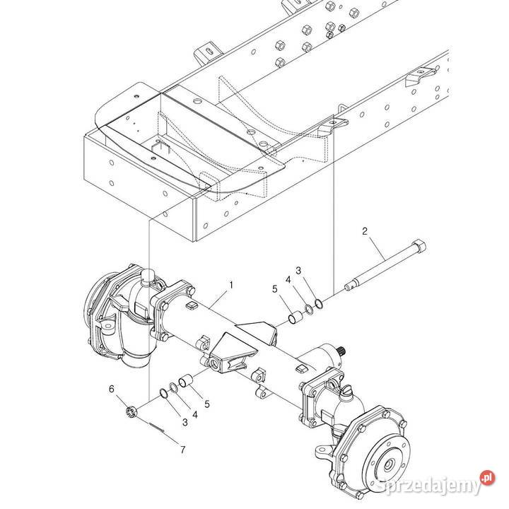 Nakrętka koronkowa LS Tractor 40097105 Skrzynia biegów Tajęcina sprzedam