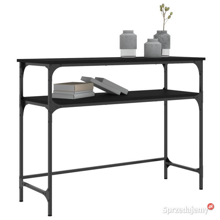 Stolik konsolowy czarny 100x355x75 WM834045 Stoły Warszawa