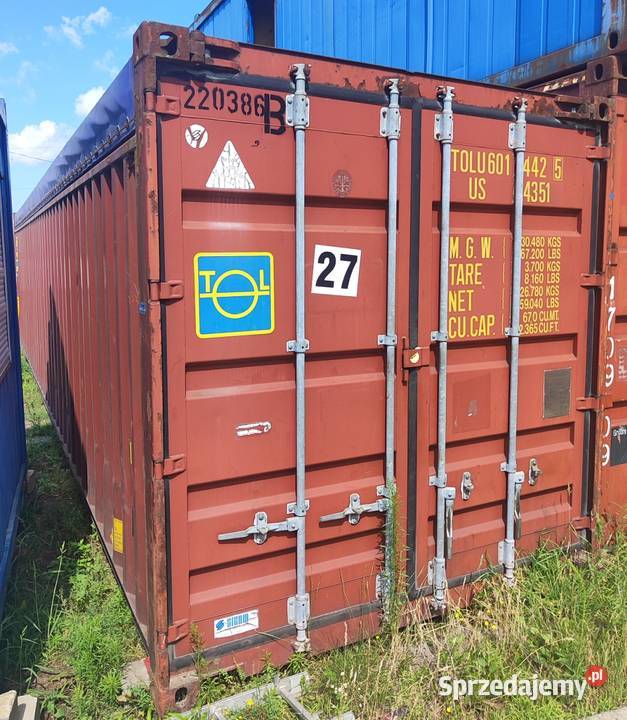 Kontener magazynowy morski 40OPEN TOP 12m mazowieckie Łomianki