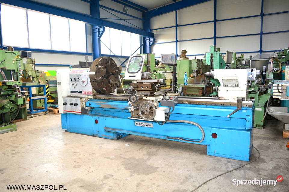 Tokarka uniwersalna TUB 830 B x 2000 rb 2008 Głowno