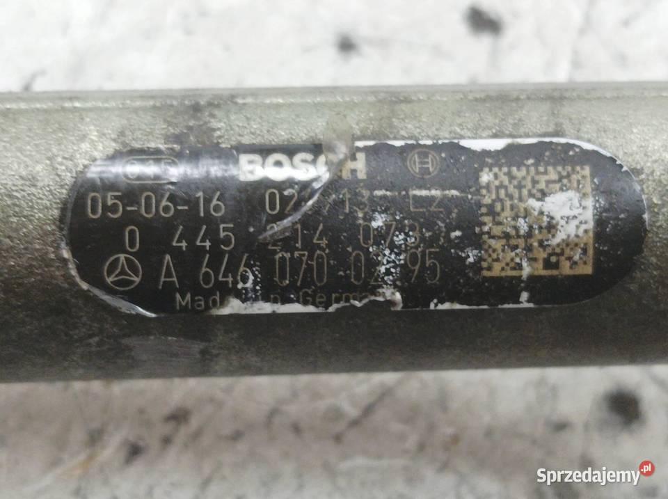 LISTWA WTRYSKOWA 0445214073 A6460700295 22 CDI osobowe świętokrzyskie sprzedam