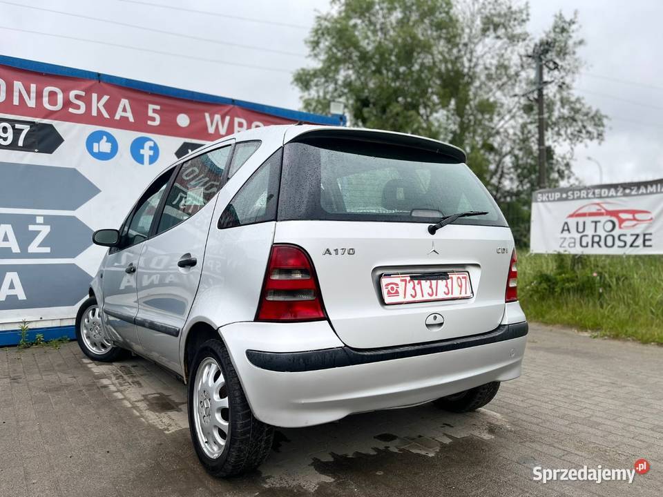 MercedesBenz A 170 17 DieselAlufelgiDl Opłaty 294000km Wrocław