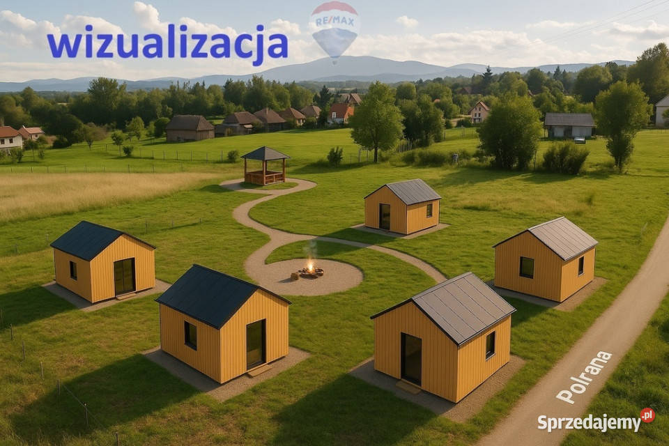 Działka na Twój dom z panoramą na góry utwardzona Sprzedaż Lipowa
