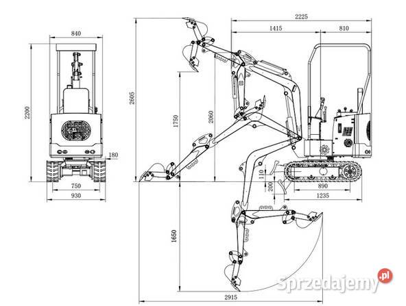 Koparka Kraft KE10HHT Dostępna ręki Opatówek
