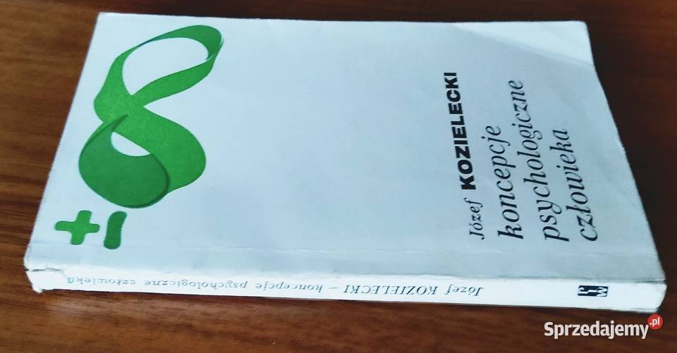 Koncepcje psychologiczne człowieka Józef Rok wydania 1977 Podręczniki pomorskie Gdańsk