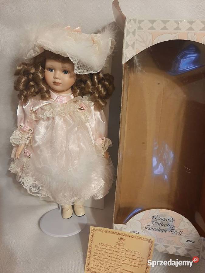 Piękna porcelanowa kolekcjonerska lalka Leonardo Inowrocław sprzedam