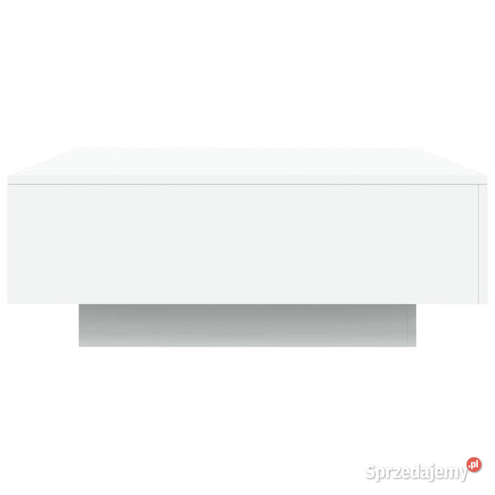 Stolik kawowy z oświetleniem LED biały 80x80x31 mazowieckie Warszawa