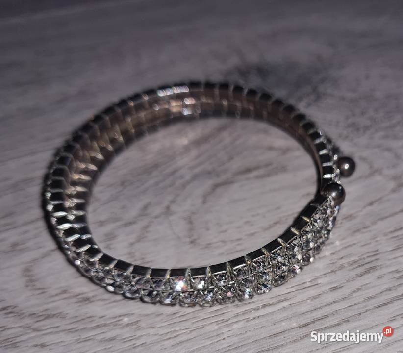 Bransoletka damska regulowana cyrkonie Łódź