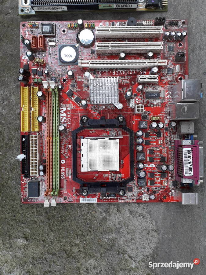 Płyta główna płyta główna komputer pc MSI K9VGM śląskie Częstochowa sprzedam