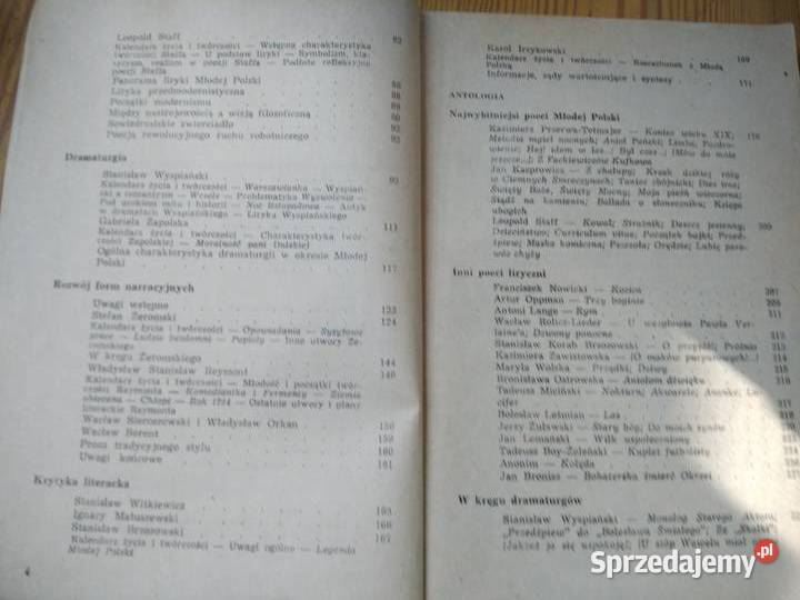 Młoda Polska polonistyka matura książki szkolne Warszawa
