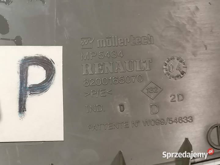 listwa wewnętrzna nadkole tył 8200156069070 osobowe Piotrków Trybunalski