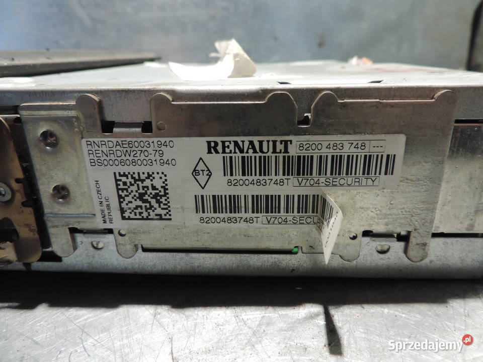 RADIO RENAULT LAGUNA II FL 8200483748T małopolskie Nowy Sącz